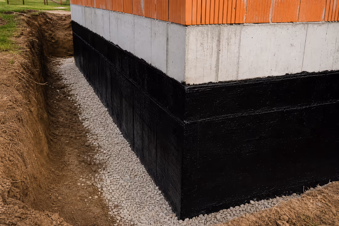 Radnici na gradilištu pripremaju armaturu za lijevanje betonskih temelja kuće — detalj izvedbe
